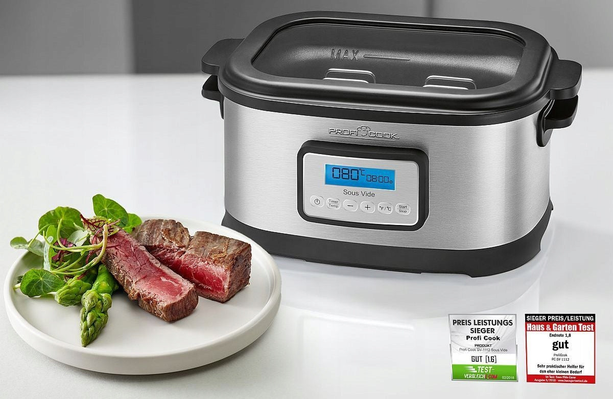 CIRCULATOR SOUS VIDE FOR VACUUM COOKING VACUUM SLOW COOKER POT Manufacturer code PC-SV 1112