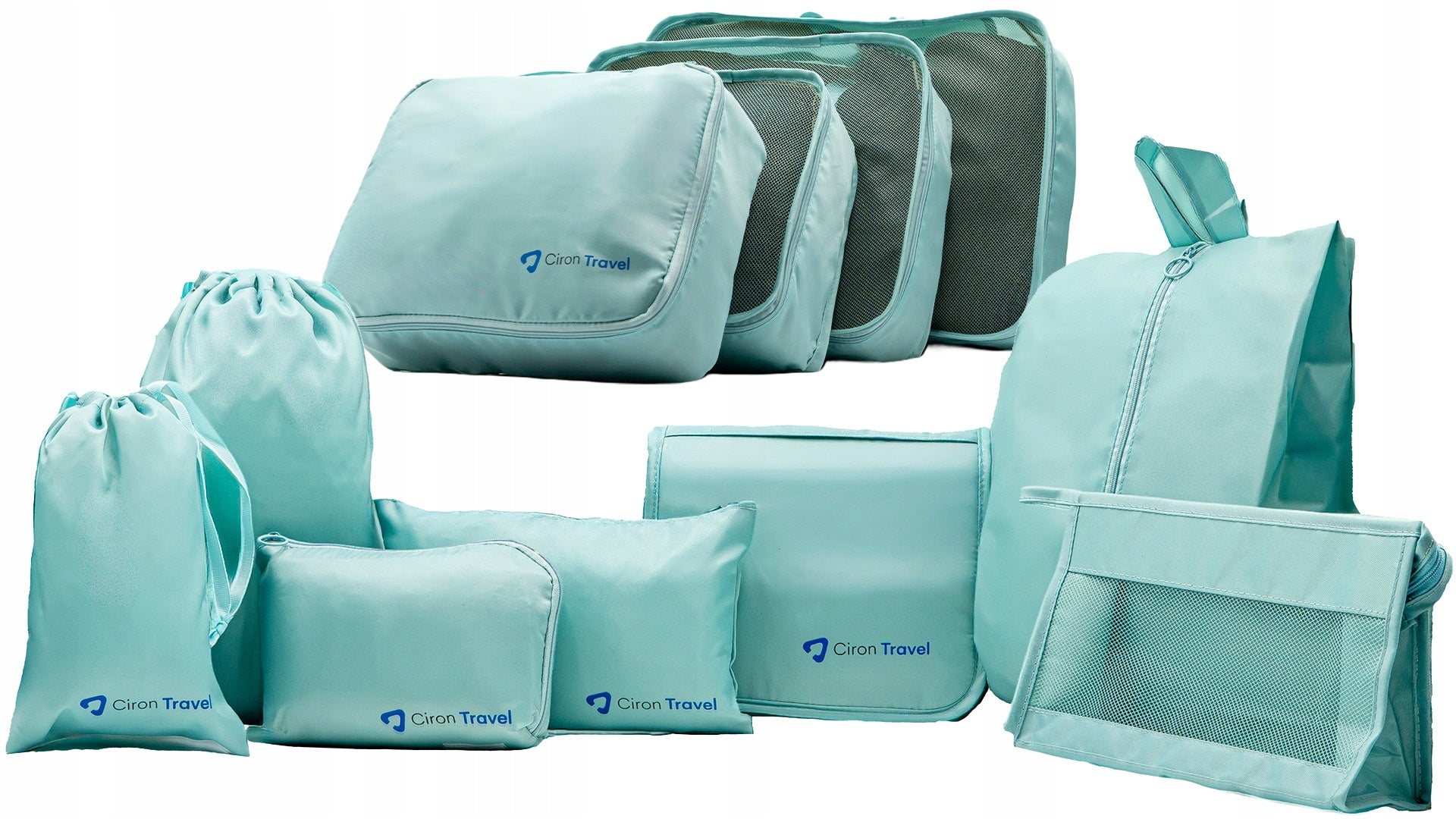 CIRON TRAVEL ORGANIZER SET for suitcase 11 elements light Packaging status original