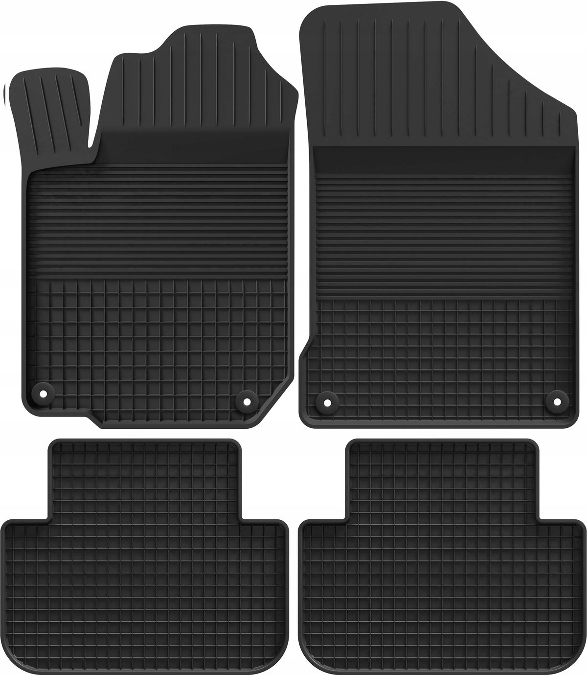 CITROEN C1 C2 C3 C4 C5 rubber rugs KORYTKO 2cm + STOPWATCHES