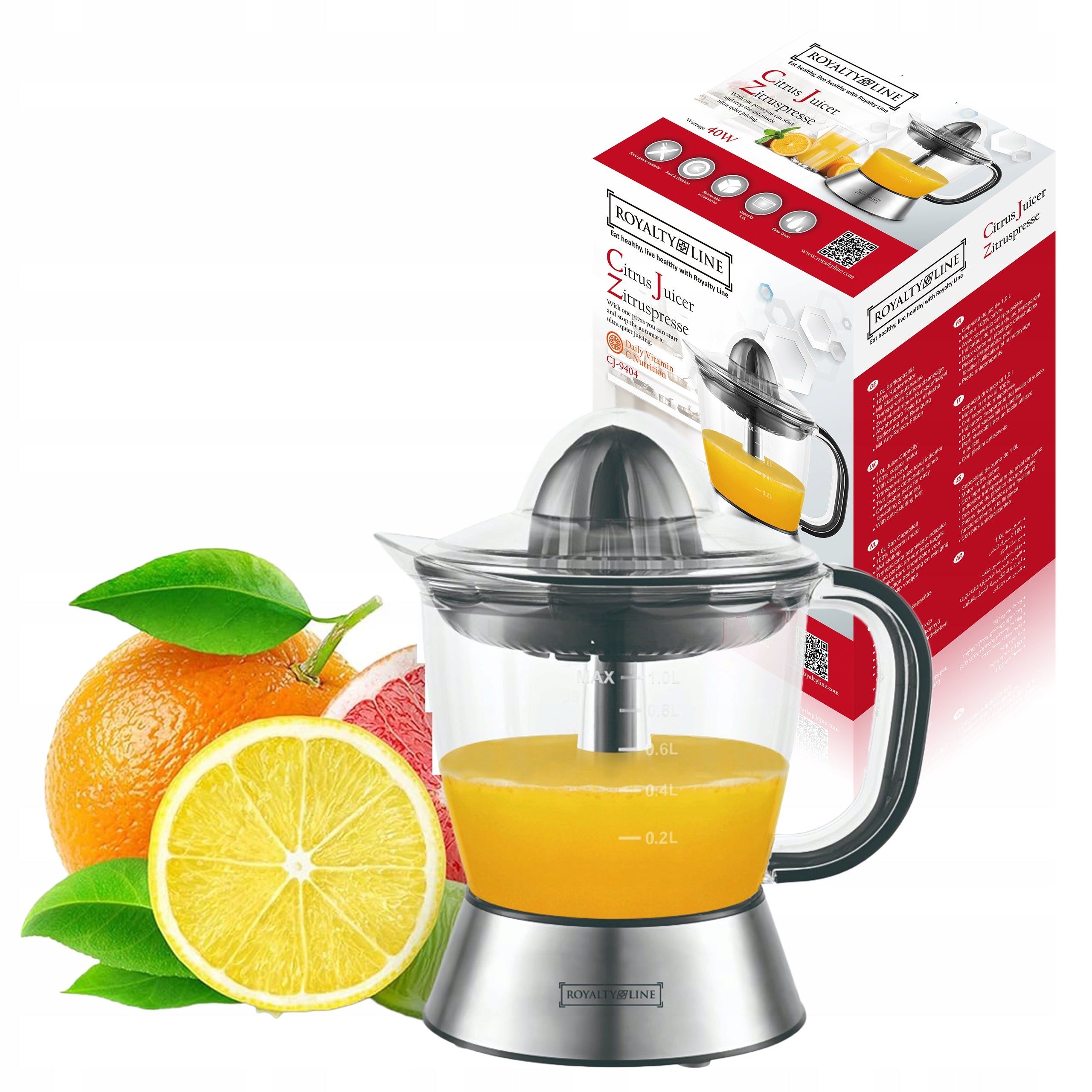 CITRUS JUICER ELECTRIC JUICER FRUIT JUICER STRONG Power rating 40 W
