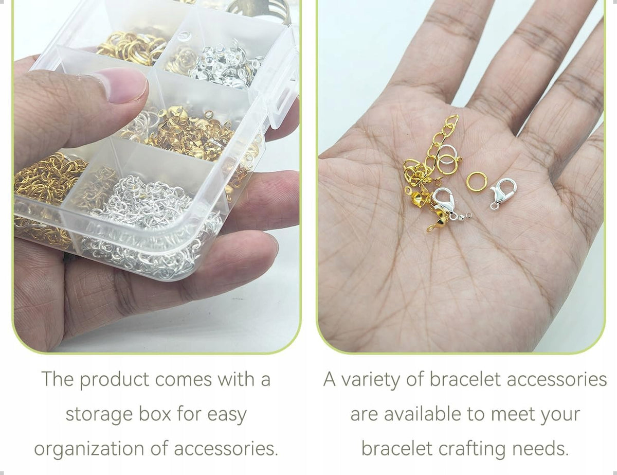 CLASP SET 580PCS JEWELRY BEADS CARABINER EXTENSION REPAIR Manufacturer code 5908140646278