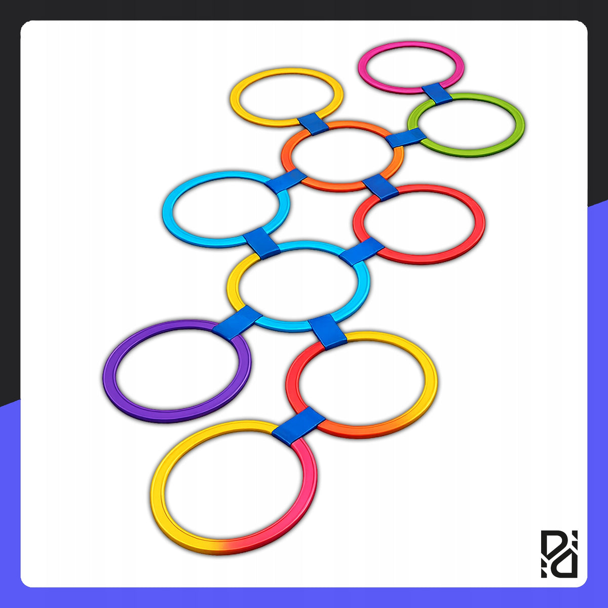 CLASS GAME FOR JUMPING HOOPS COLORFUL RINGS ARCADE GAME CHILDREN Brand no brand