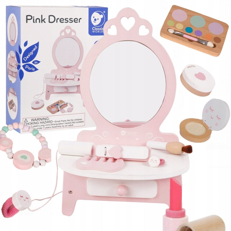 CLASSIC WORLD Dressing Table for Girls with Mirror + Straightener 11 akc