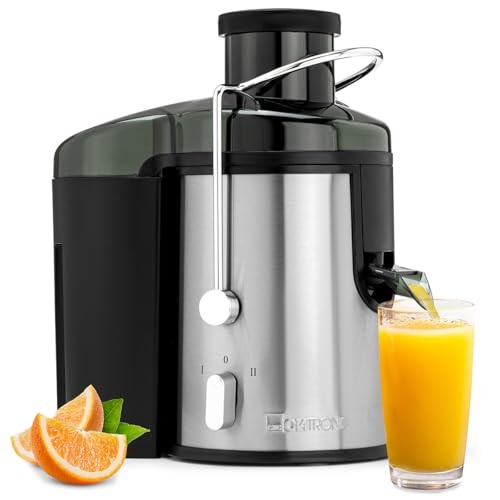 CLATRONIC Fruit and Vegetable Juicer Large Inlet Easy Cleaning 400W