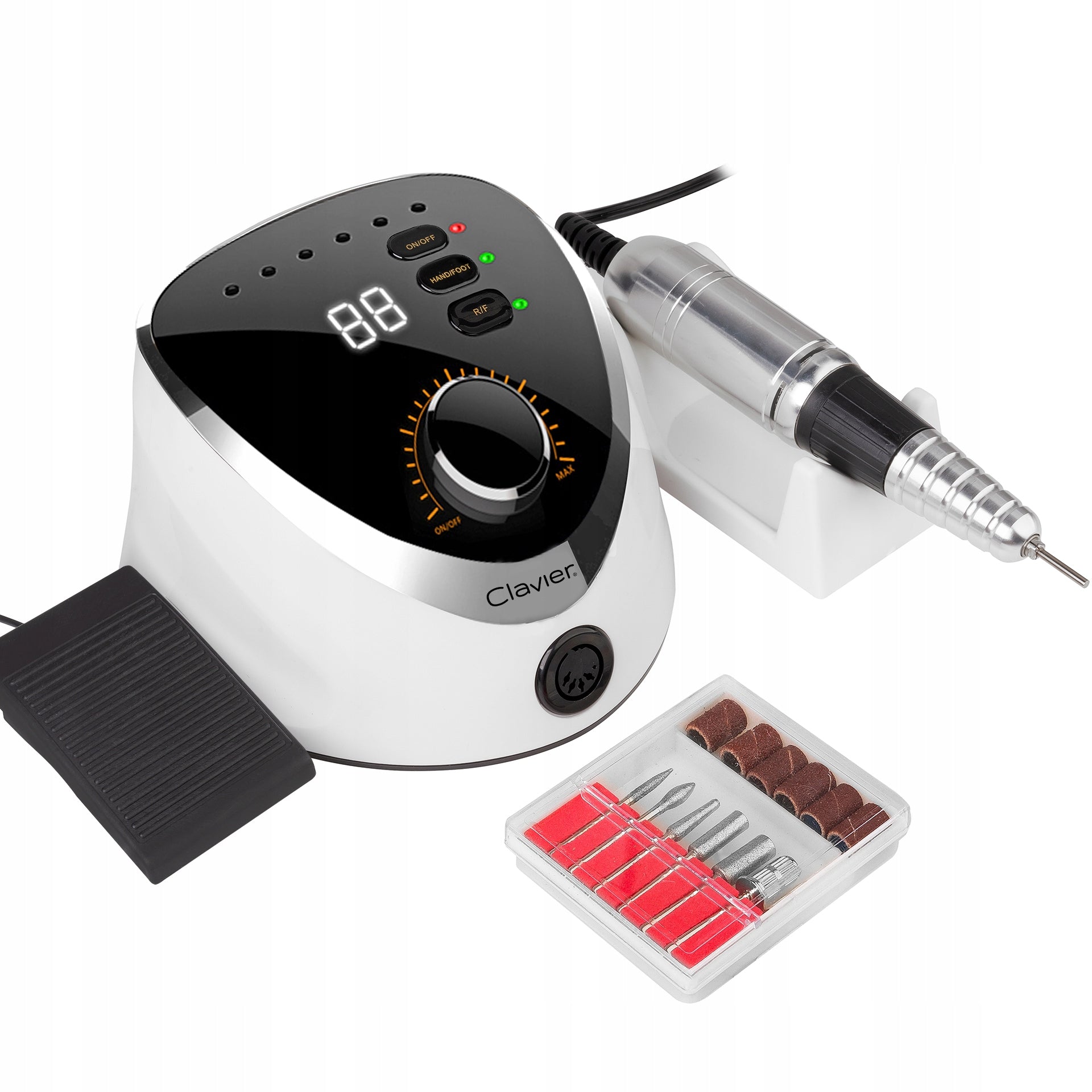 CLAVIER cosmetic nail milling machine 65W WHITE Brand Clavier