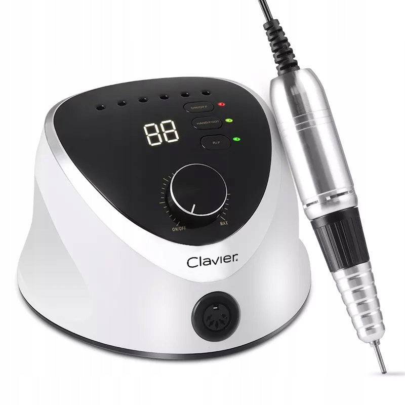 CLAVIER cosmetic nail milling machine 65W WHITE Manufacturer code MOCNA PROFESJONALNA FREZARKA
