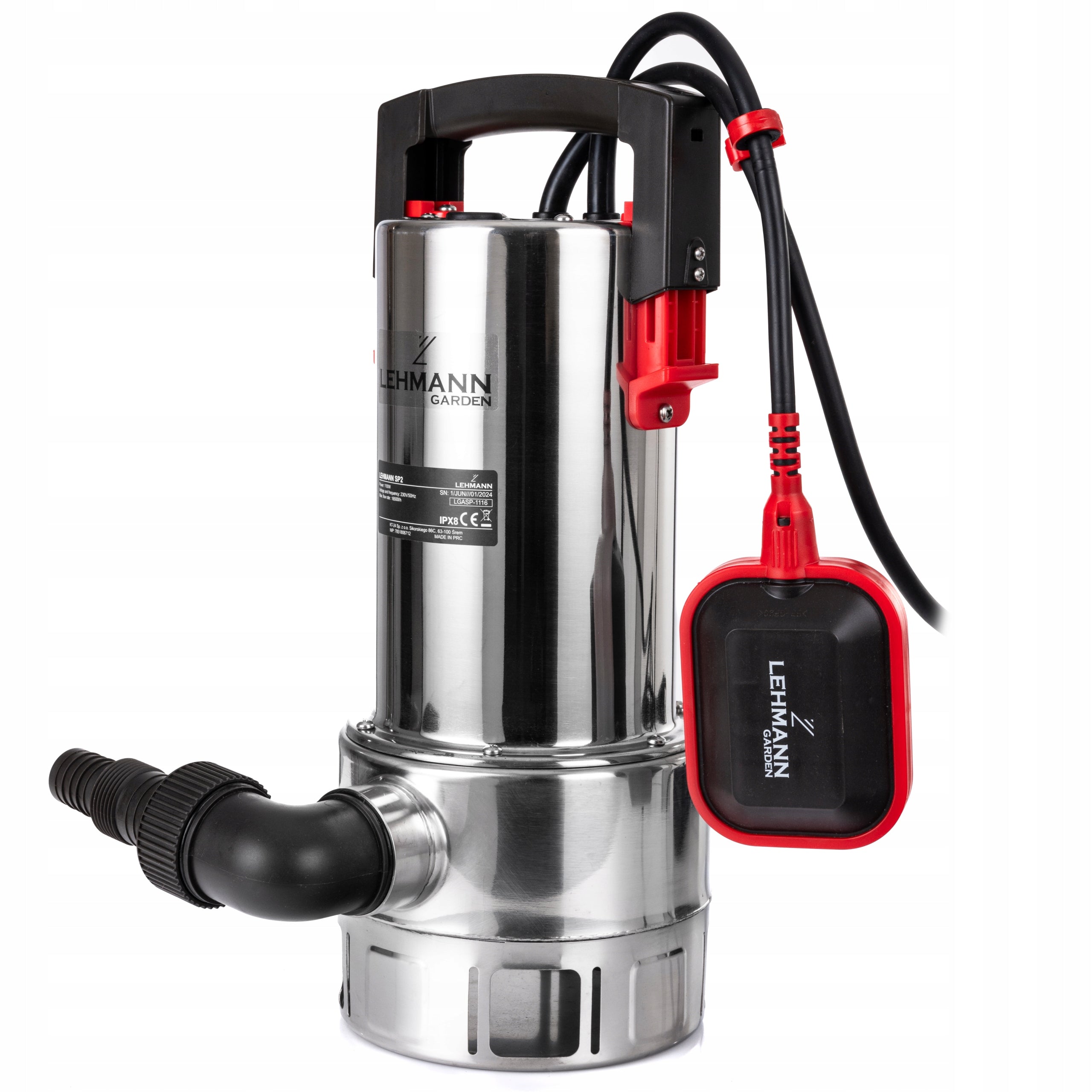CLEAN DIRTY WATER PUMP WITH SUBMERSIBLE SEPTIC TANK STRONG SUBMERSIBLE FLOAT Maximum pump output 16500 l/h