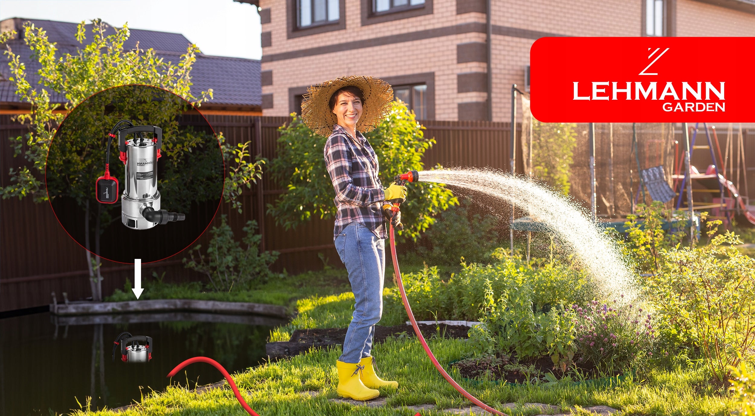 CLEAN DIRTY WATER PUMP WITH SUBMERSIBLE SEPTIC TANK STRONG SUBMERSIBLE FLOAT Packaging status original