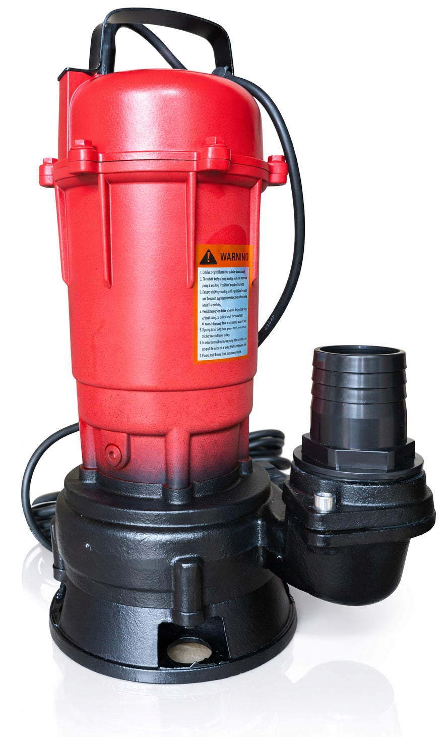 CLEAN WATER PUMP DIRTY SEPTIC TANK WITH SHREDDER + FIRE HOSE 30m Packaging status original