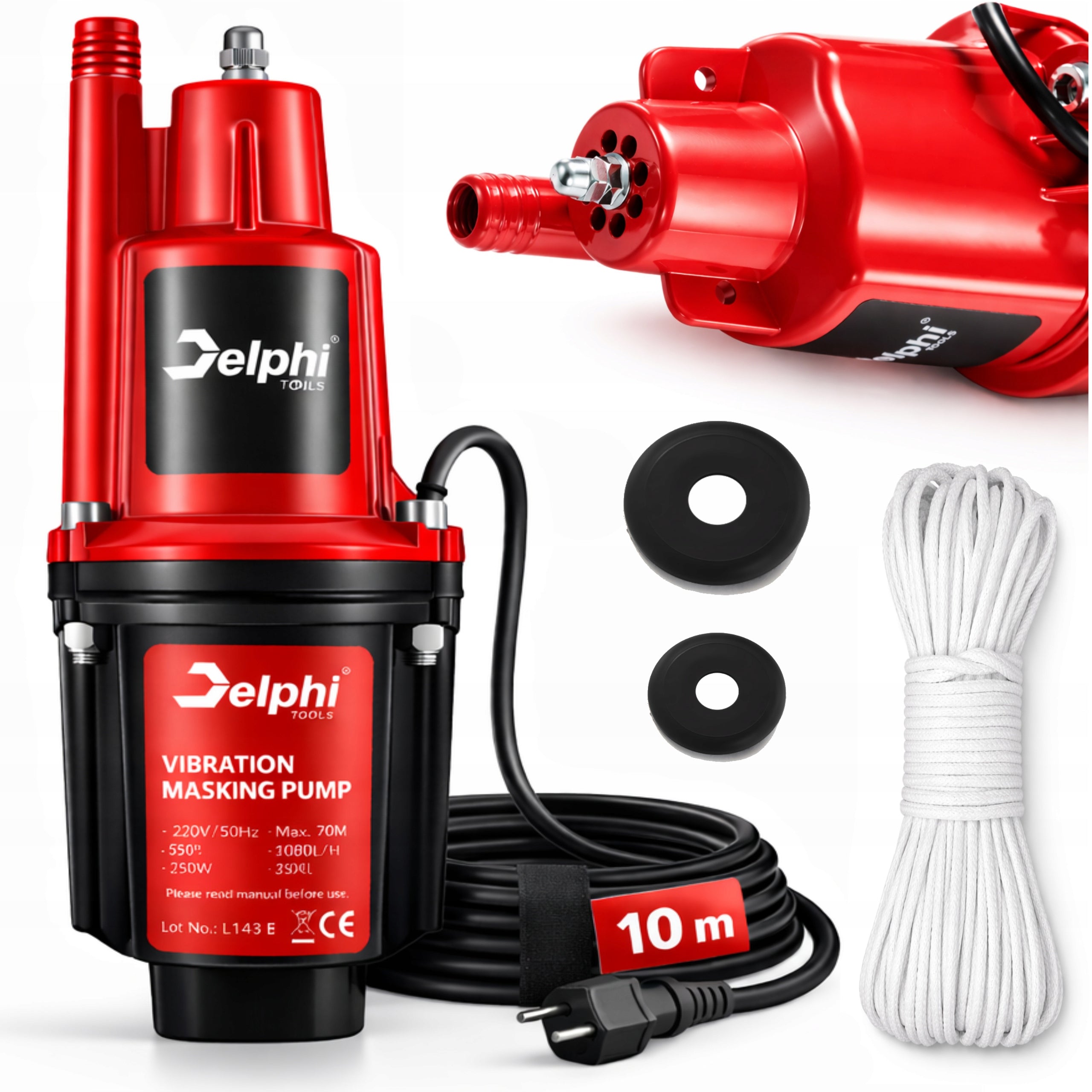 CLEAN WATER PUMP SUBMERSIBLE FOR GARDEN WELL RUSKA DIVER