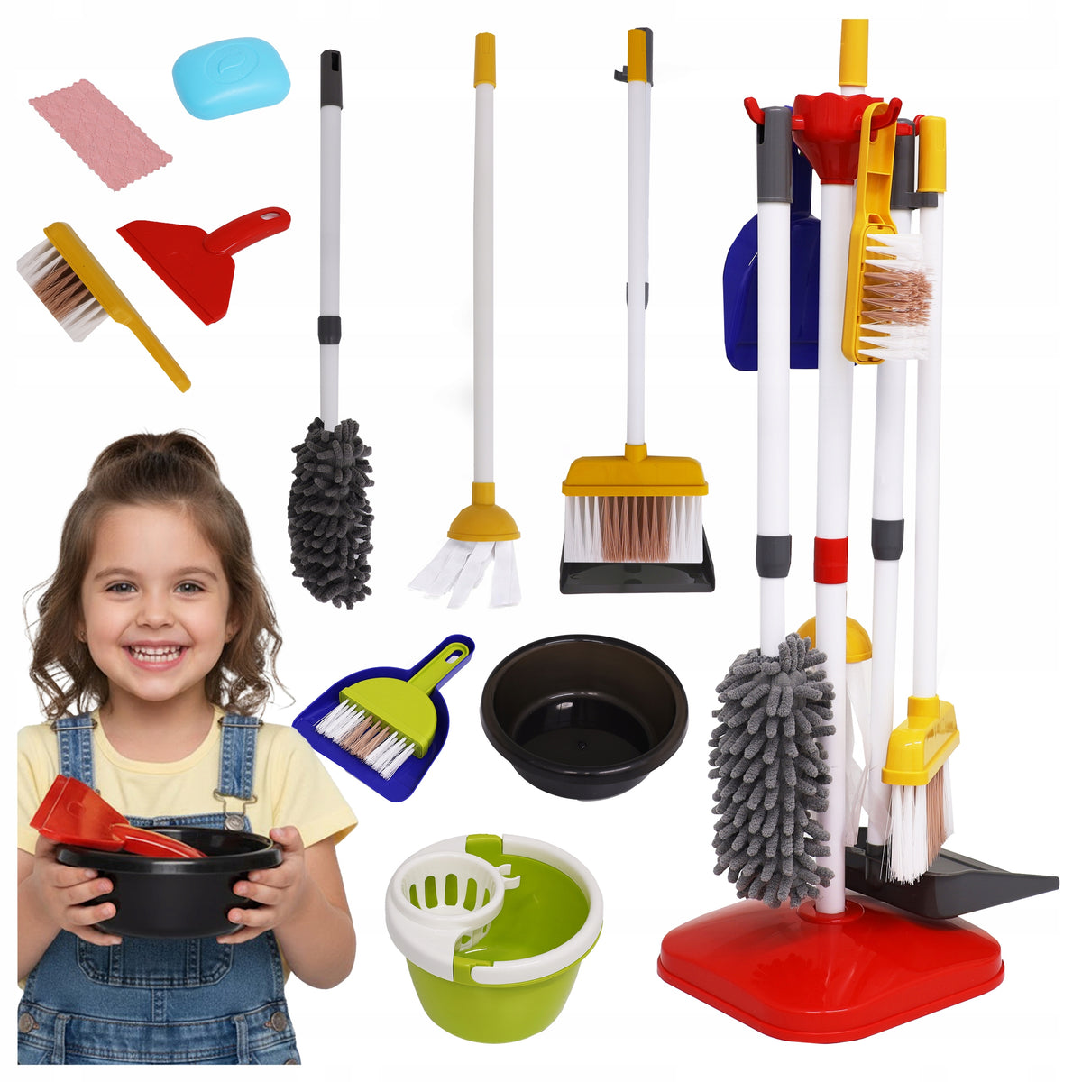 CLEANING KIT ACCESSORY RACK BROOM BUCKET BOWL DRAWER 18EL Manufacturer code Z3135