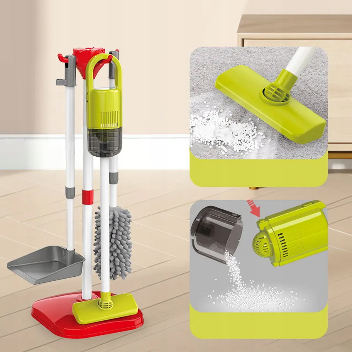 CLEANING KIT ELECTRONIC VACUUM CLEANER FOR CHILDREN MOP BUCKET MATADI Brand Matadi