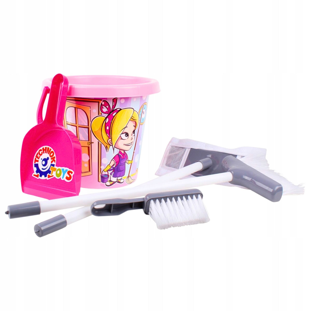 CLEANING KIT FOR CHILDREN MOP SWEEPER BUCKET TOY 5835 Kid's age 3+ years