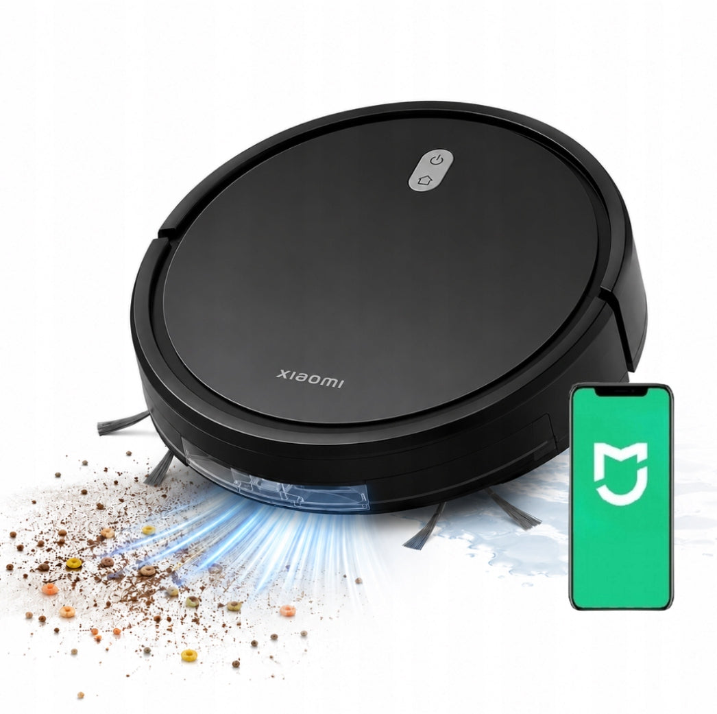 CLEANING ROBOT XIAOMI VACUUM E5 BLACK VACUUM CLEANER WITH MOP