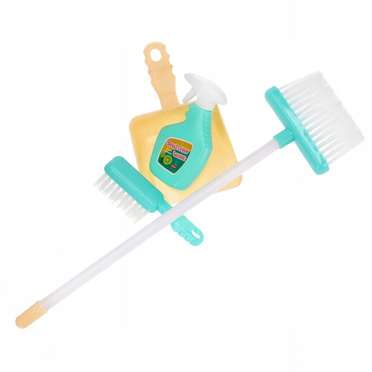 CLEANING SET for children – Broom, Drawer, Sweeper, Liquid Brand Mega Creative