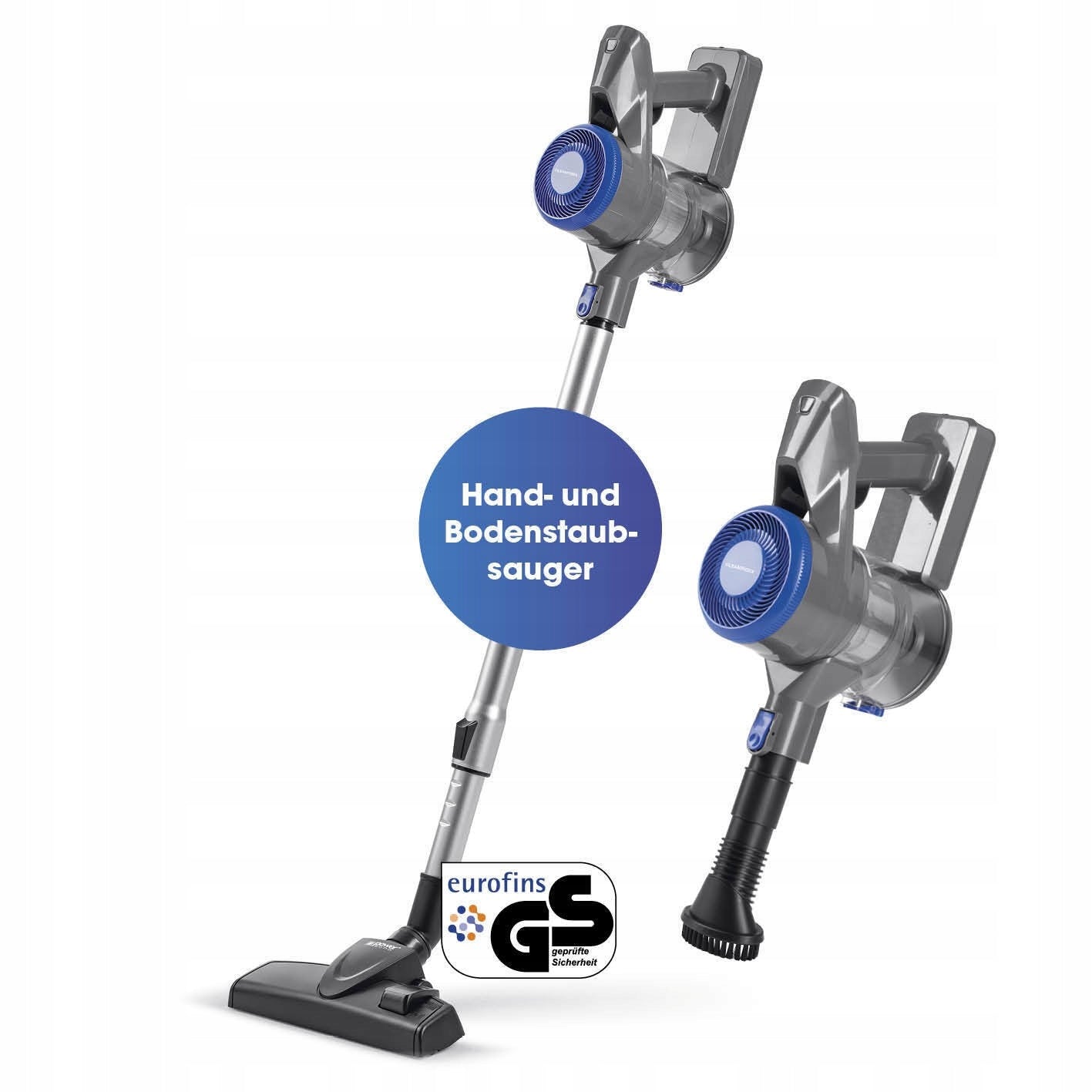 CLEANmaxx Cordless Handheld and Floor Bagless Vacuum Cleaner 22,2 V
