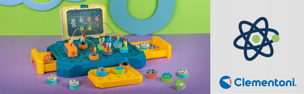 CLEMENTONI SCIENTIFIC FUN LABORATORY OF ELECTRONICS circuits, for children +8 Packaging status original