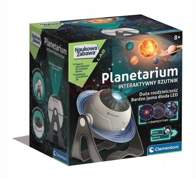 CLEMENTONI SCIENTIFIC FUN PLANETARIUM interactive projector for children +8 Packaging status original
