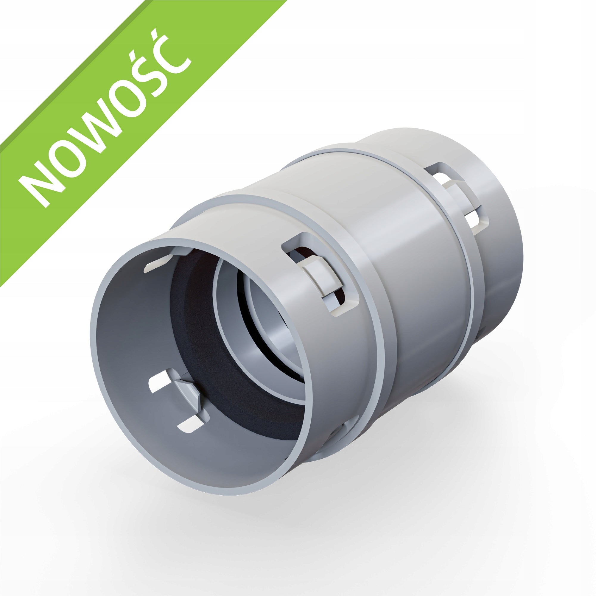 CLICK fitting for pipes PEFLEX Ø75 mm Manufacturer code złączka 75 KLIK