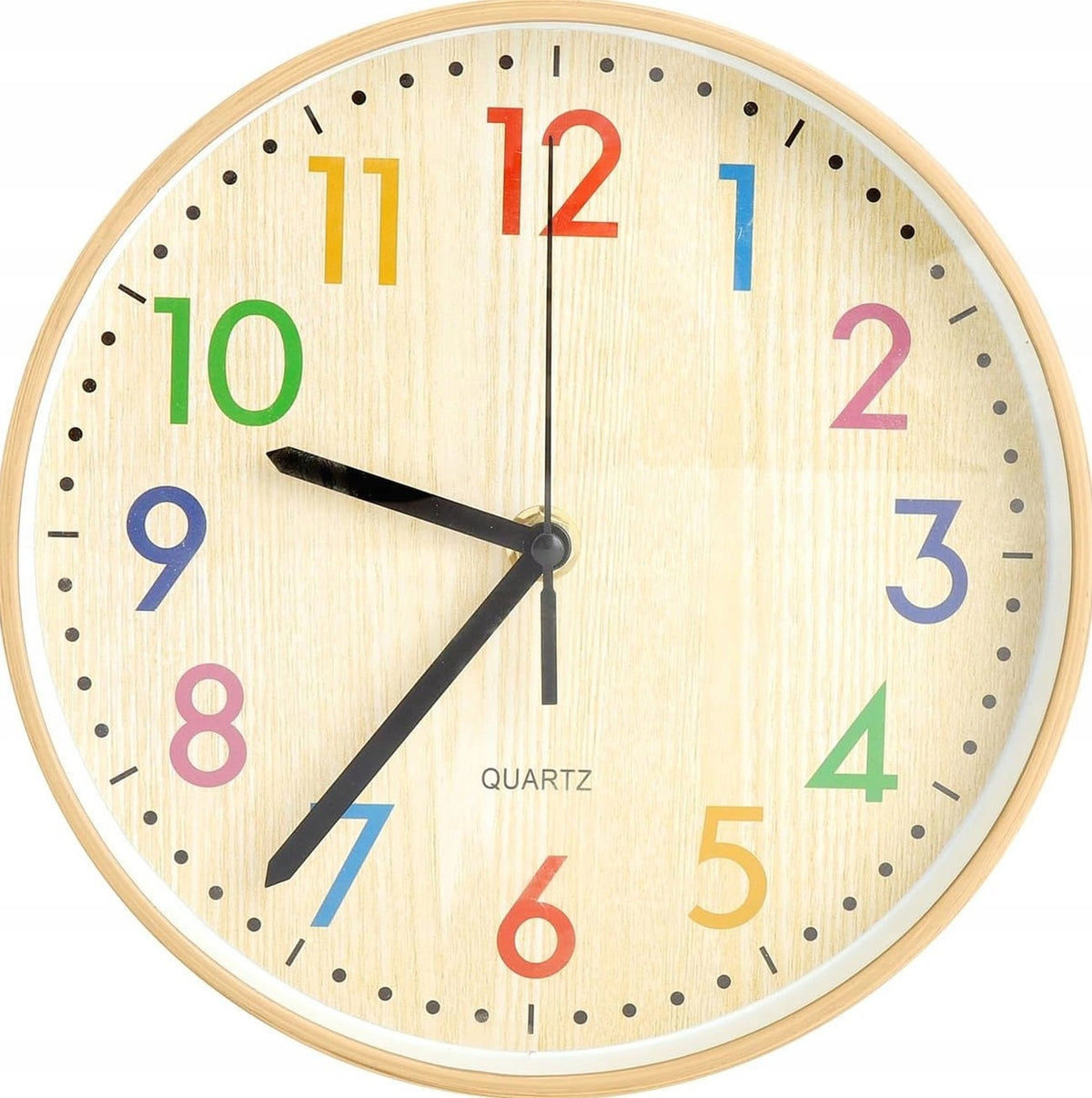 CLOCK 20CM WALL SILENT ROUND QUARTZ CHILDREN'S ROOM HOME OFFICE