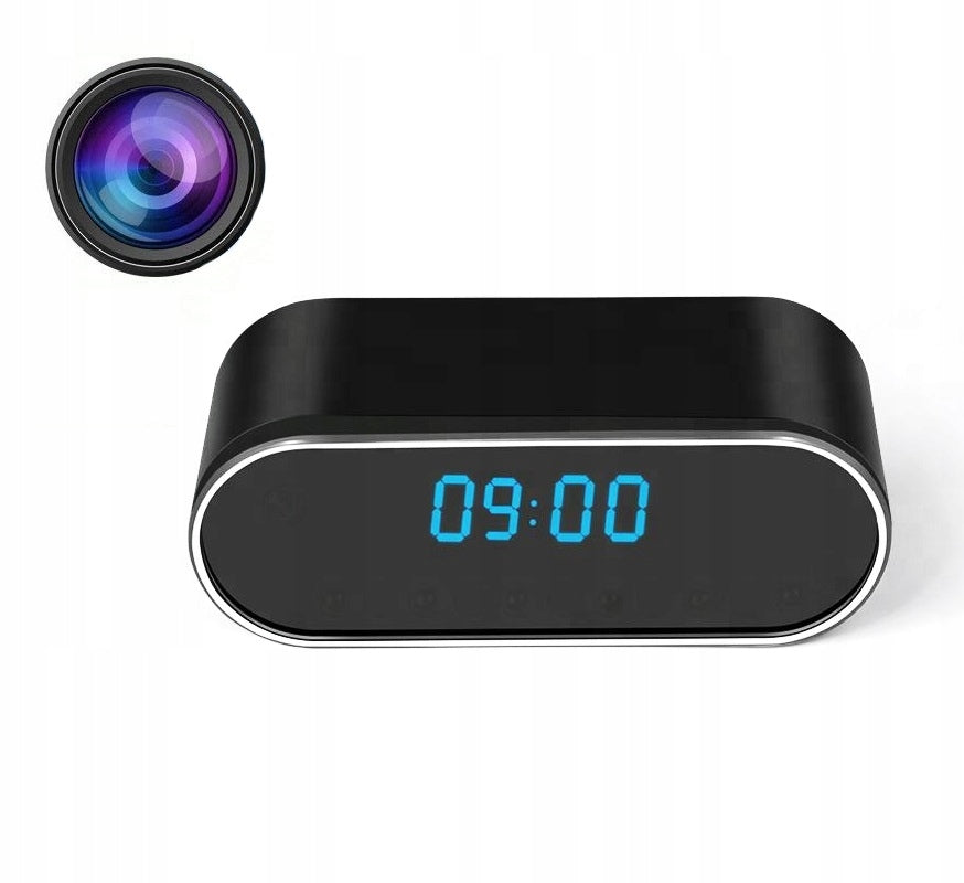 CLOCK ALARM CLOCK WITH HIDDEN CAMERA WIFI SPY INVISIBLE PREVIEW PHONE Manufacturer code Onshop