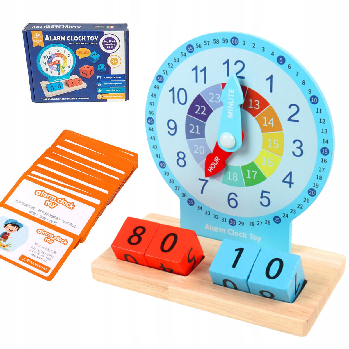CLOCK WATCH FOR LEARNING TIME EDUCATIONAL HOURS