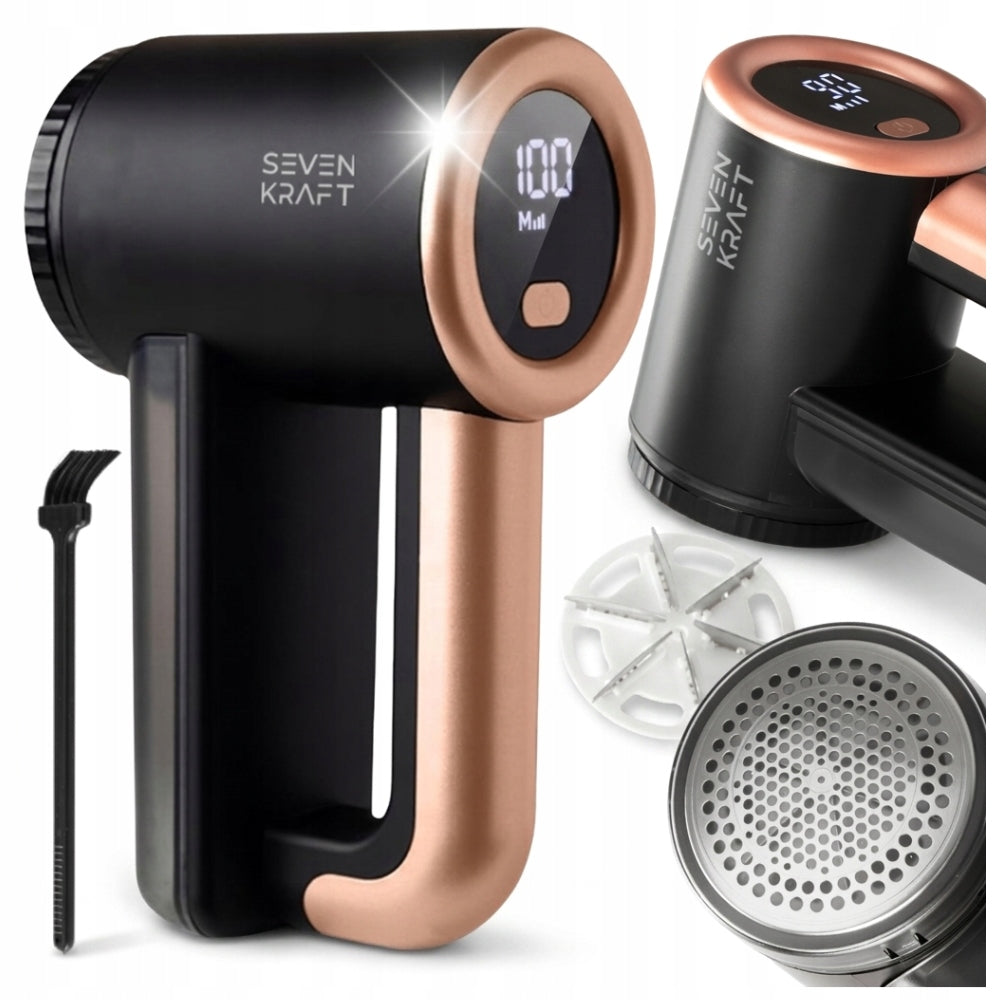 CLOTHES SHAVER POWERFUL RECHARGEABLE LCD USB 3 SPEED DISPLAY