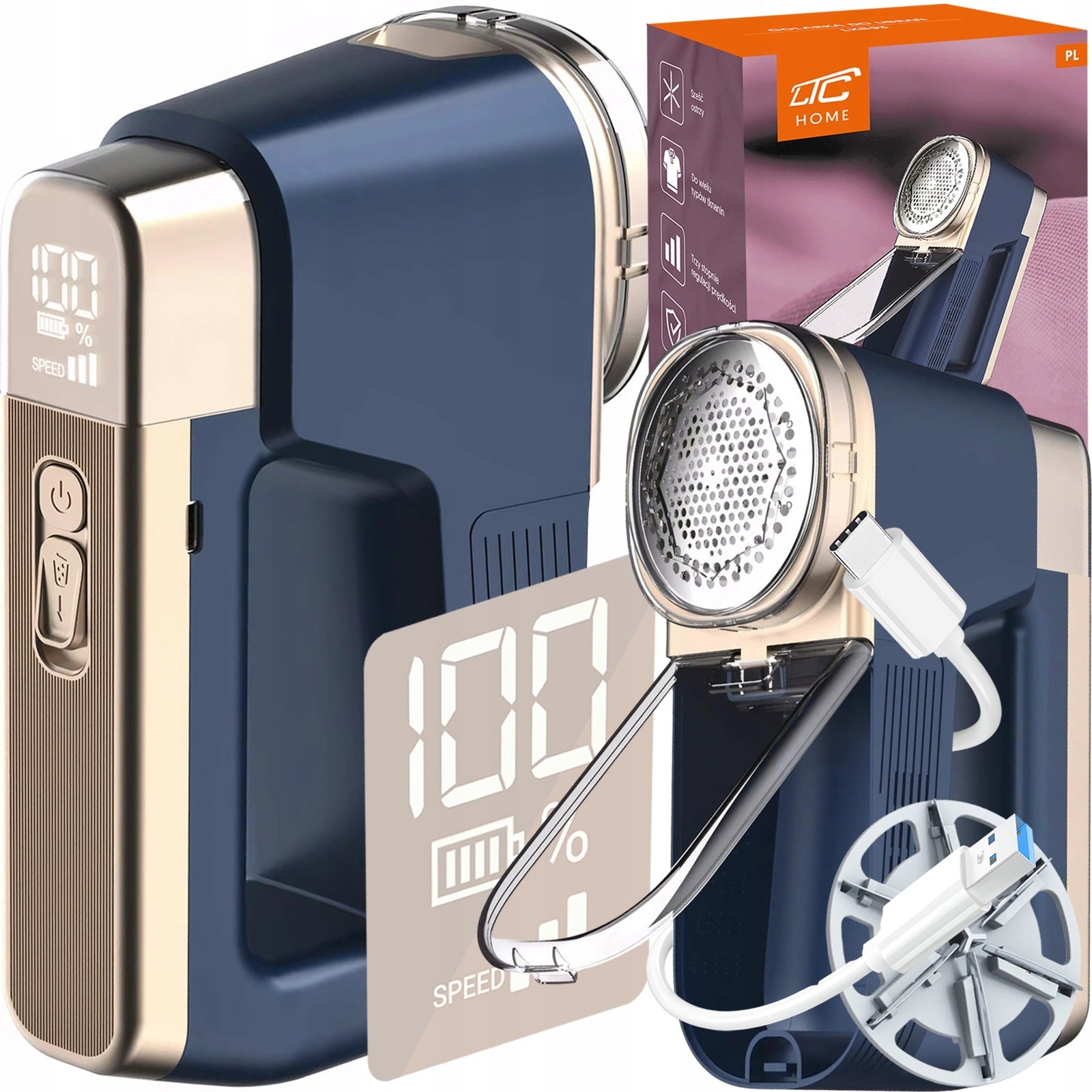 CLOTHES SHAVER UPHOLSTERY SWEATERS STRONG USB CORDLESS RAZOR
