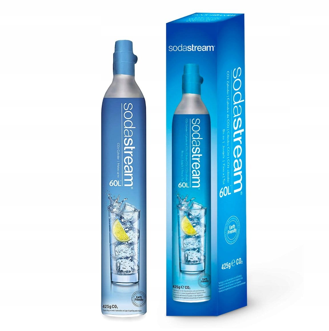 CO2 CYLINDER CARTRIDGE FOR SPINEL SODA SilverCrest BRITA PHILIPS DAFI