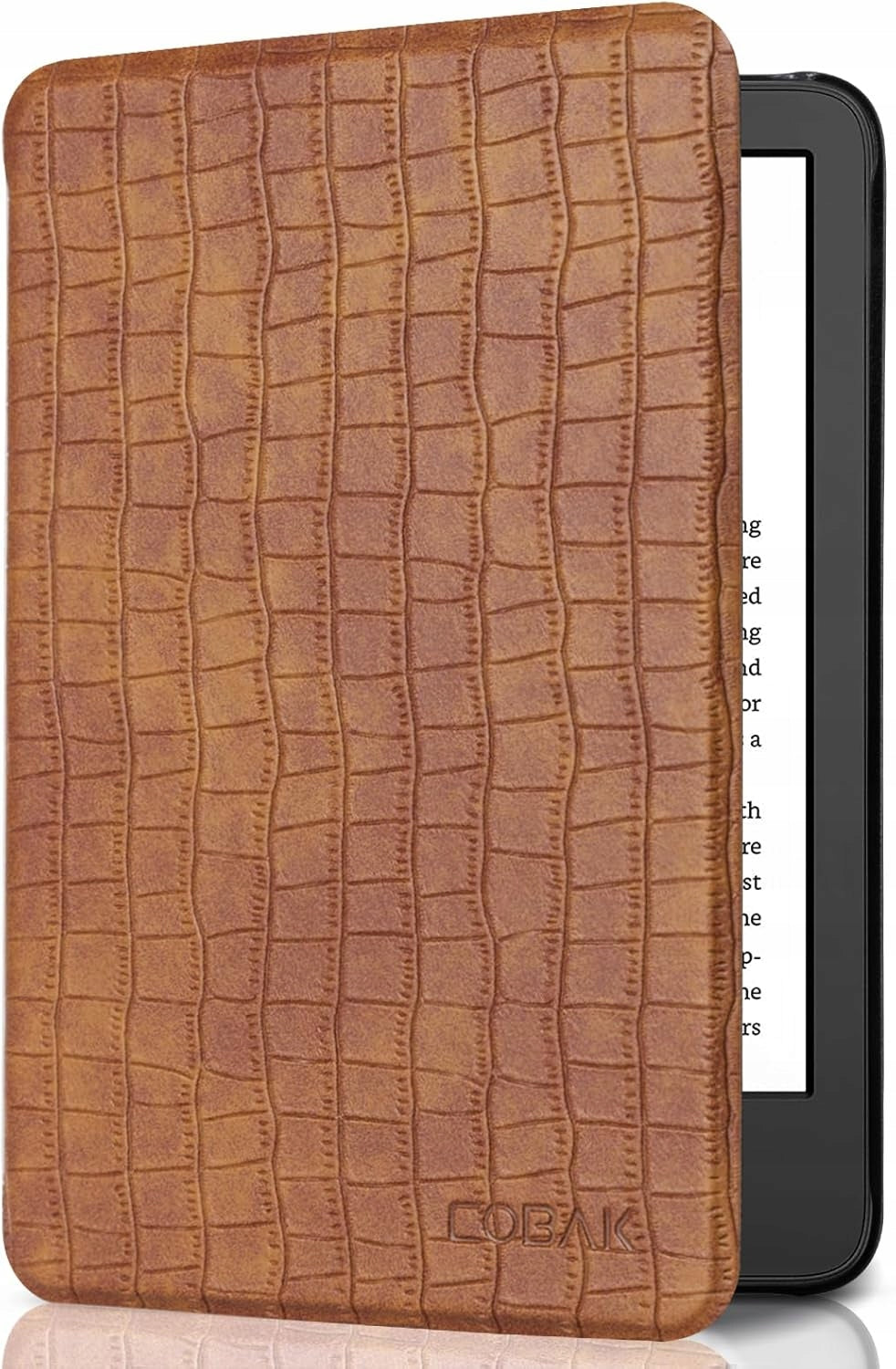 COBAK Leather Case for Kindle Paperwhite 11 2021 Signature Edition brown