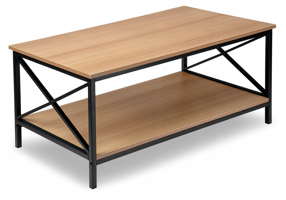 COFFEE BENCH COFFEE TABLE RUSTIC INDUSTRIAL LOFT METAL 100 cm