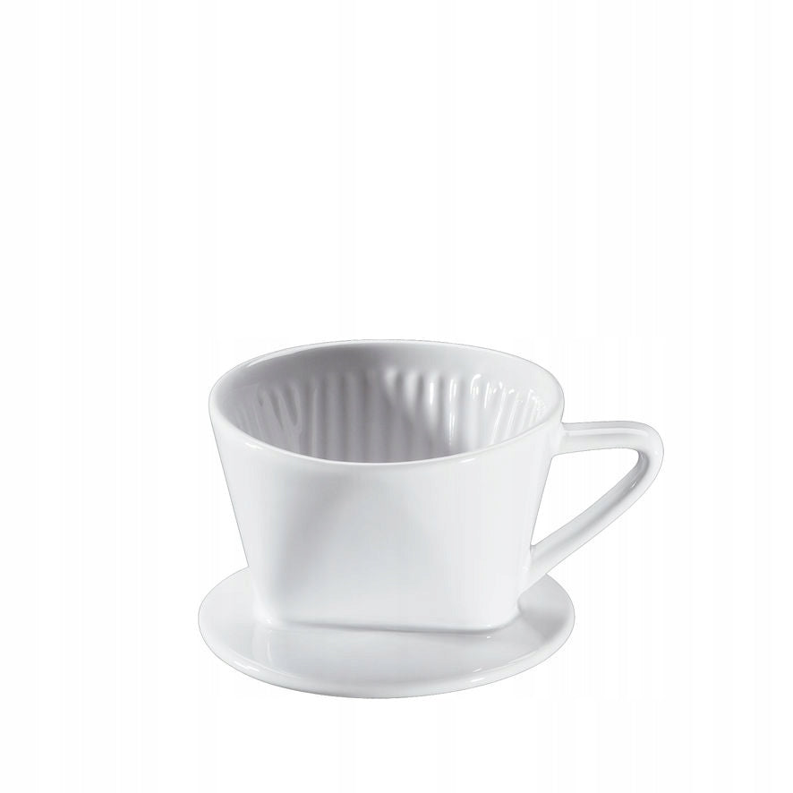 COFFEE FILTER Reusable porcelain DRIPPER Cilio 1 white Packaging status original
