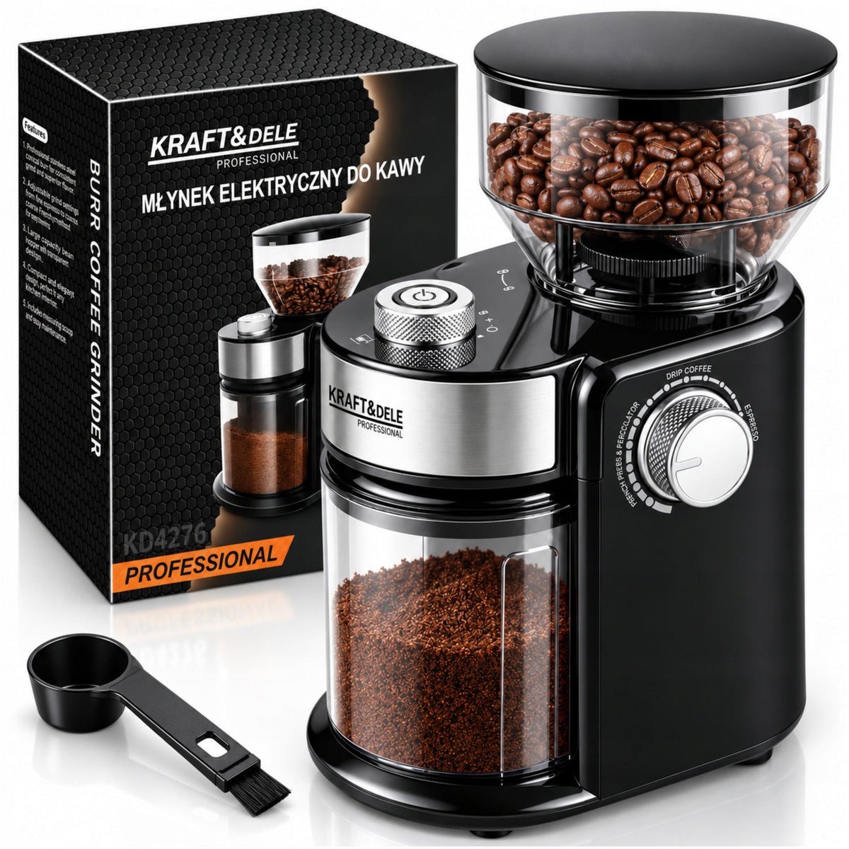 COFFEE GRINDER ELECTRIC GRINDER ADJUSTMENT EFFICIENT POWERFUL
