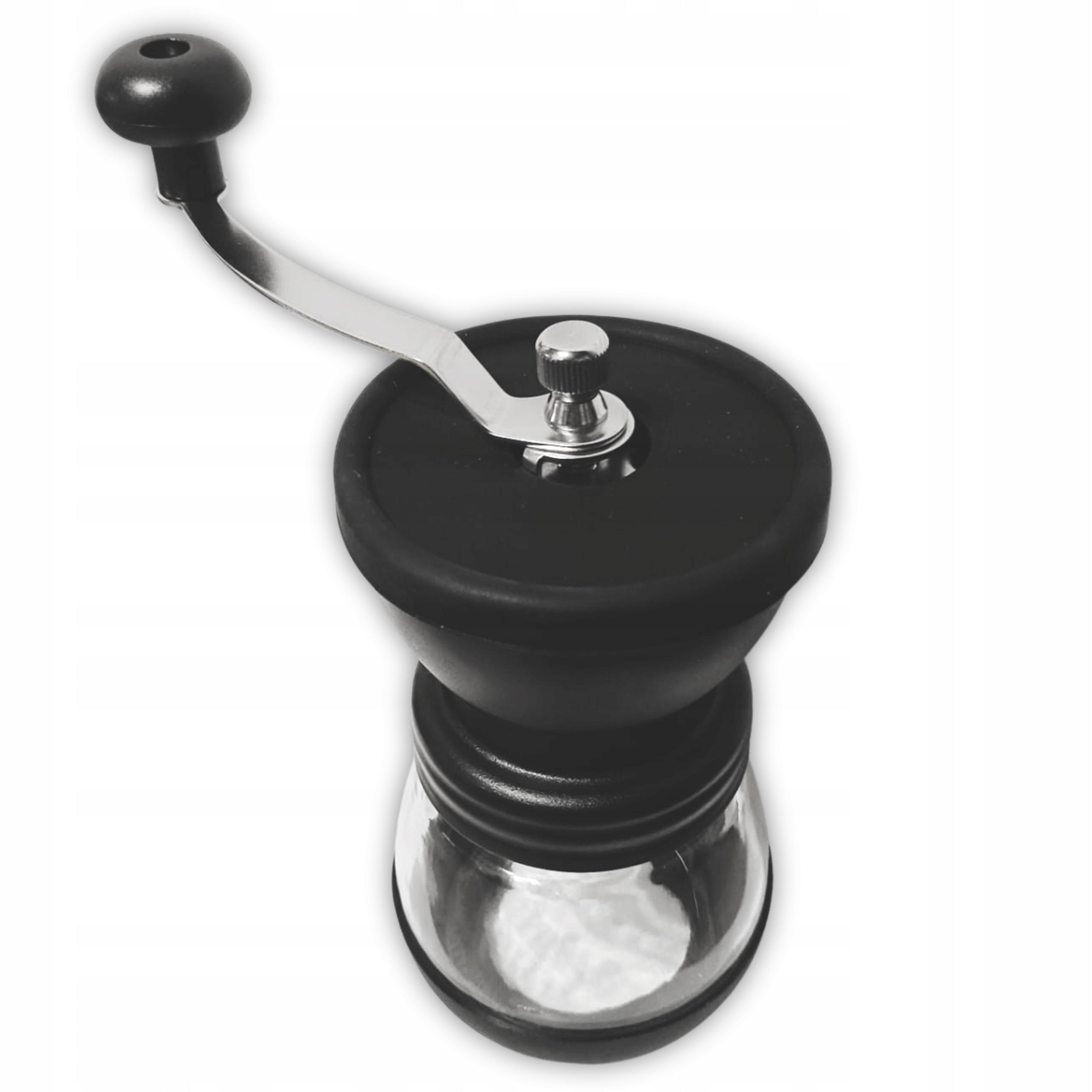 COFFEE GRINDER HANDHELD CLASSIC CERAMIC ZARN BLACK CONTAINER STRONG Brand RETOO