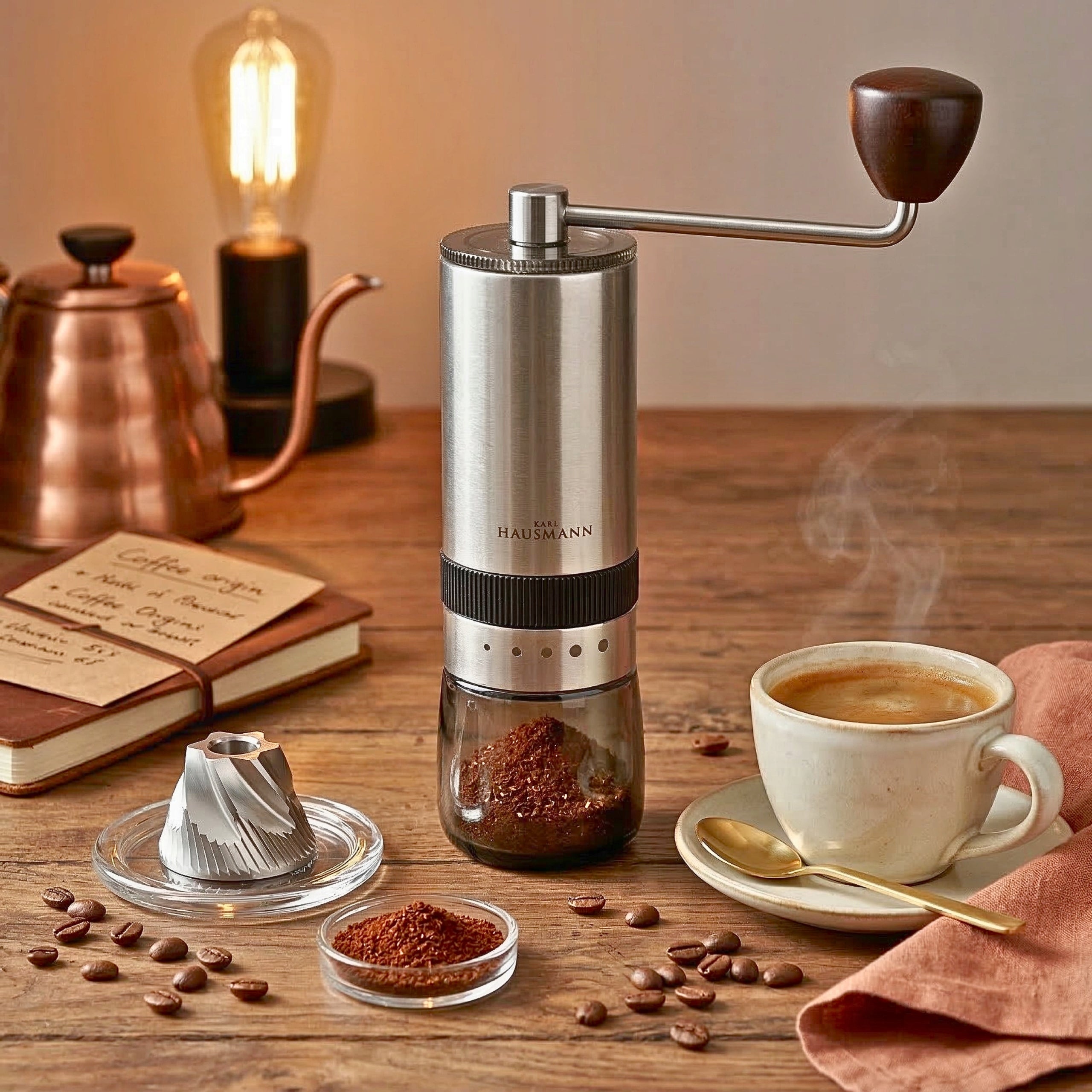 COFFEE GRINDER MANUAL SALT PEPPER COFFEE GRINDER 21cm STRONG Manufacturer code MŁYNEK DO KAWY RĘCZNY MŁYNEK DO MIELENIA KAWY