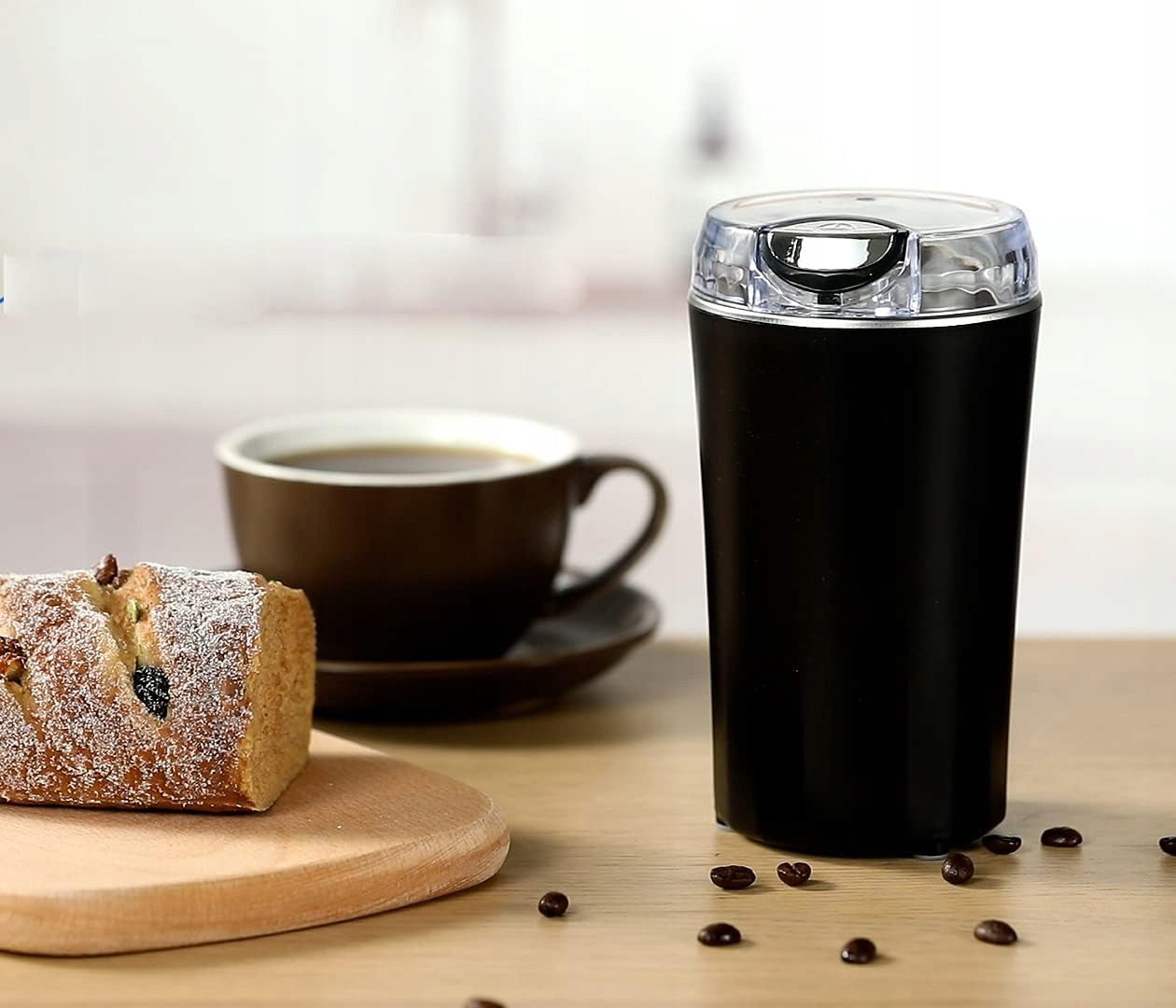 COFFEE GRINDER SUGAR BEANS ETC. ELECTRIC POWERFUL 200W 6 BLADES Manufacturer code MŁYNEK DO KAWY ZIAREN CUKRY PRZYPRAW / MK2