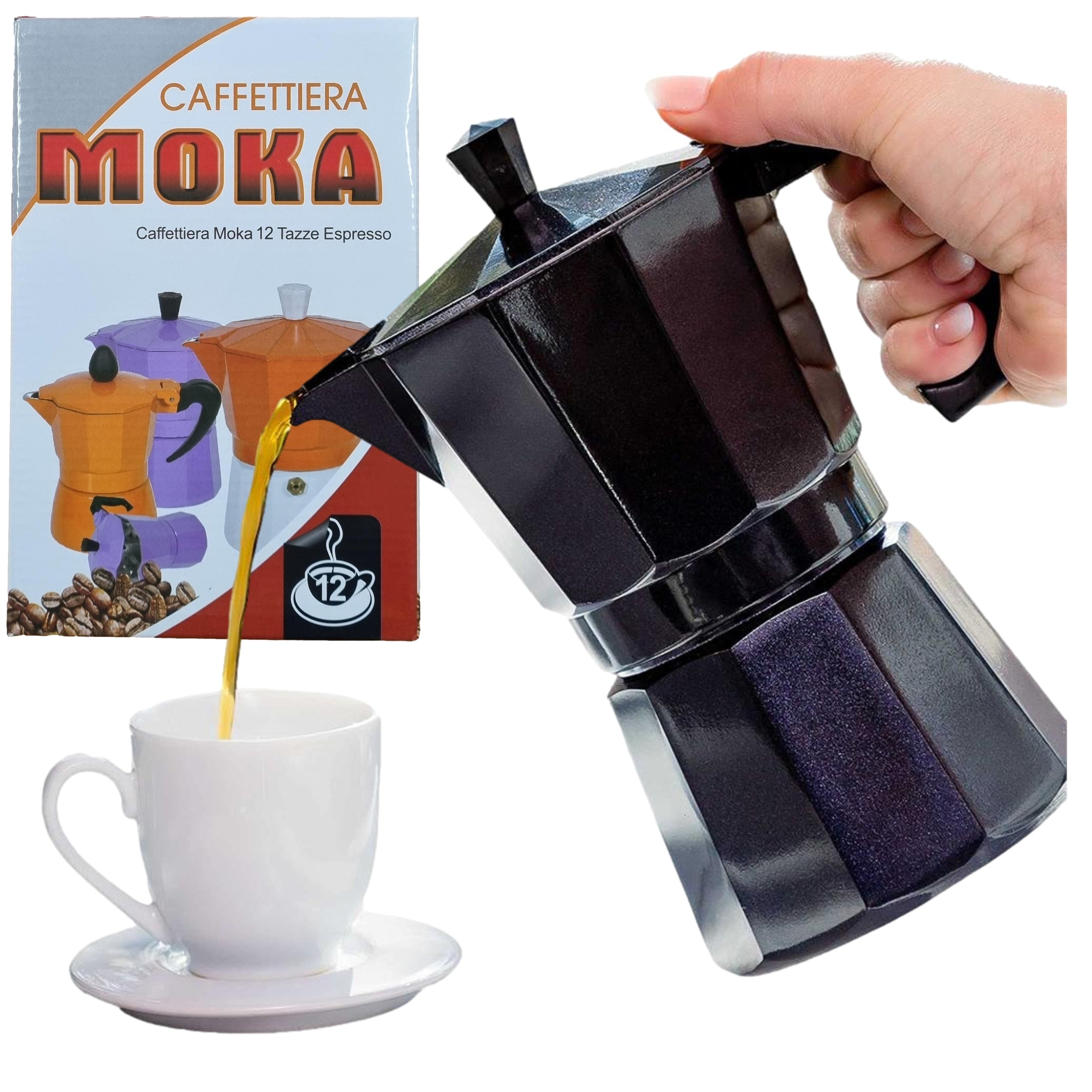 COFFEE MAKER COFFEE BREWER 6 CUPS ALUMINUM