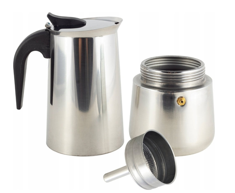 COFFEE MAKER STEEL COFFEE MAKER CAFETERIA 300ml 6 COFFEE cups steel Packaging status original