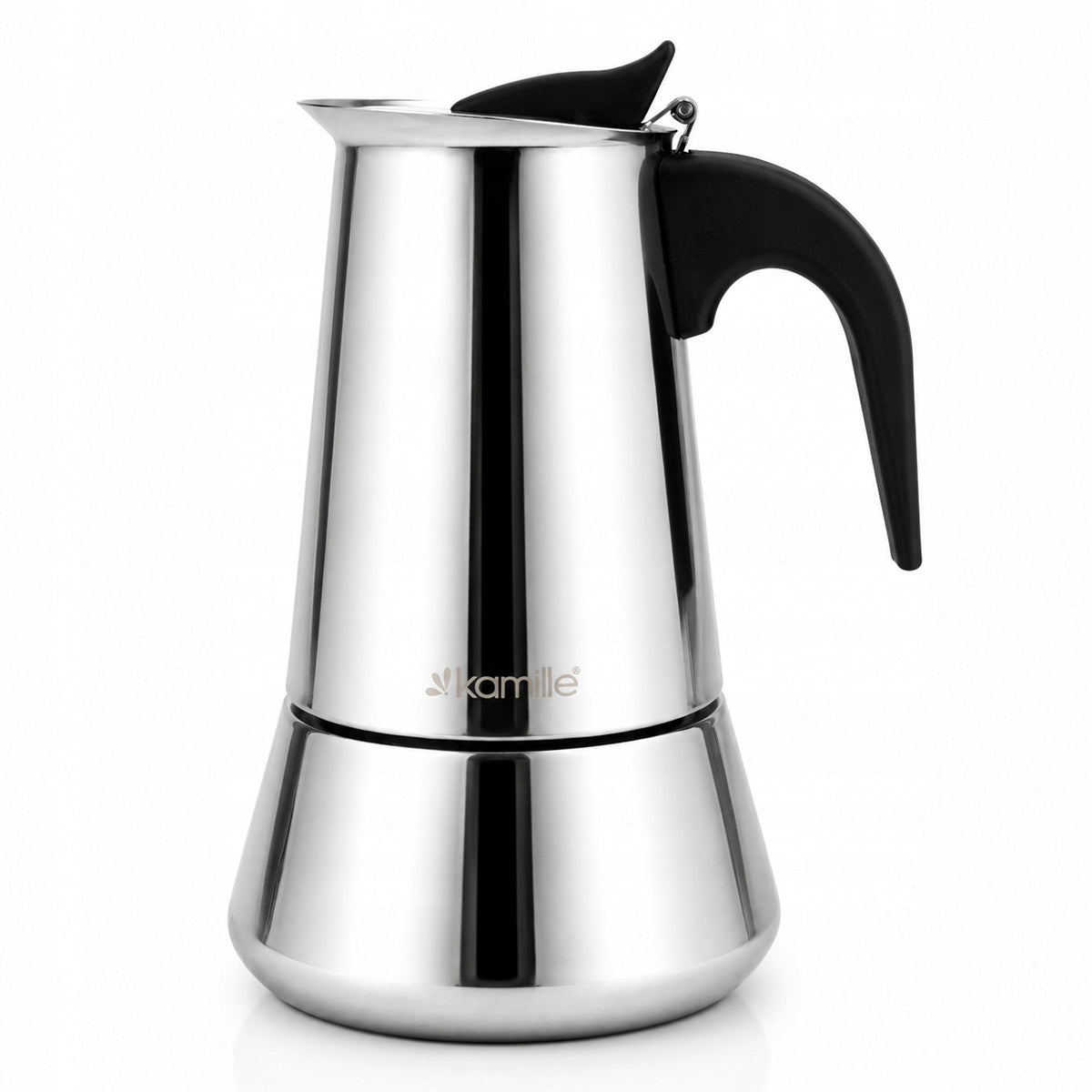 COFFEE MAKER STEEL ESPRESSO INFUSER 200 ml KAMILLE Packaging status original
