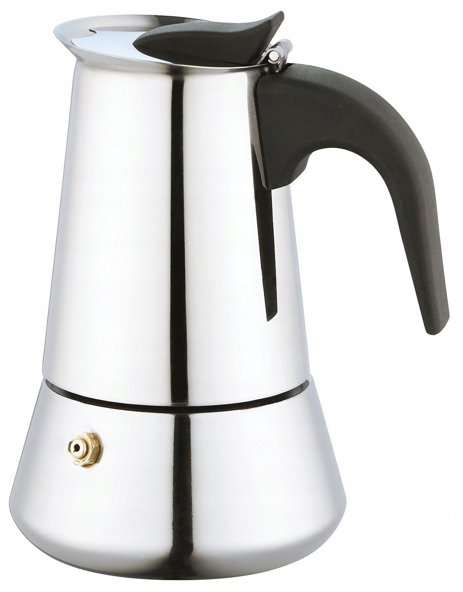 COFFEE MAKER STEEL INDUCTION Espresso COFFEE MAKER 200 ml 4 cups