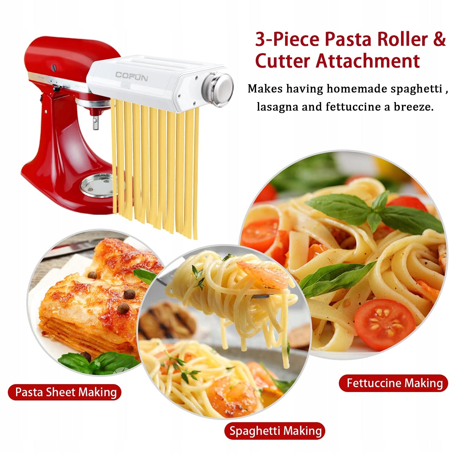 COFUN 3-IN-1 Automatic Pasta and Cake Machine Brand no brand