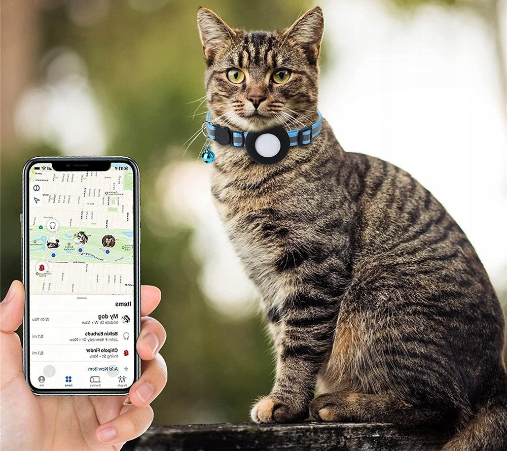 COLLAR LOCATOR GPS BLUETOOTH APP ANDROID IOS APPLE FIND MY FOR CAT DOG Brand no brand