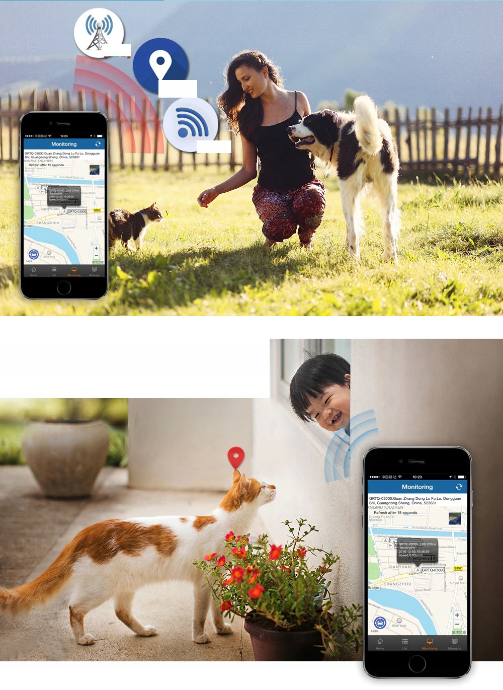 COLLAR LOCATOR GPS TK911 FOR PETS DOG CAT SAUCE APP WITHOUT SUBSCRIPTION Manufacturer code Lokalizator GPS dla zwierząt TK911