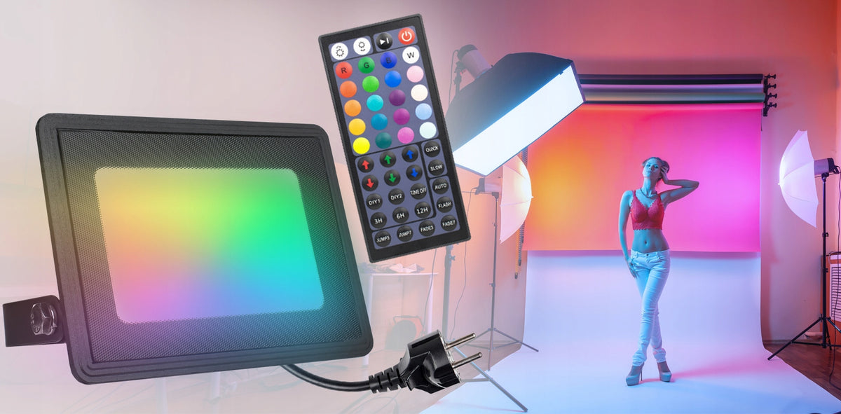COLOR LED RGB STUDIO PHOTO CONTINUOUS LIGHT FOR VIDEO PHOTOS Packaging status original