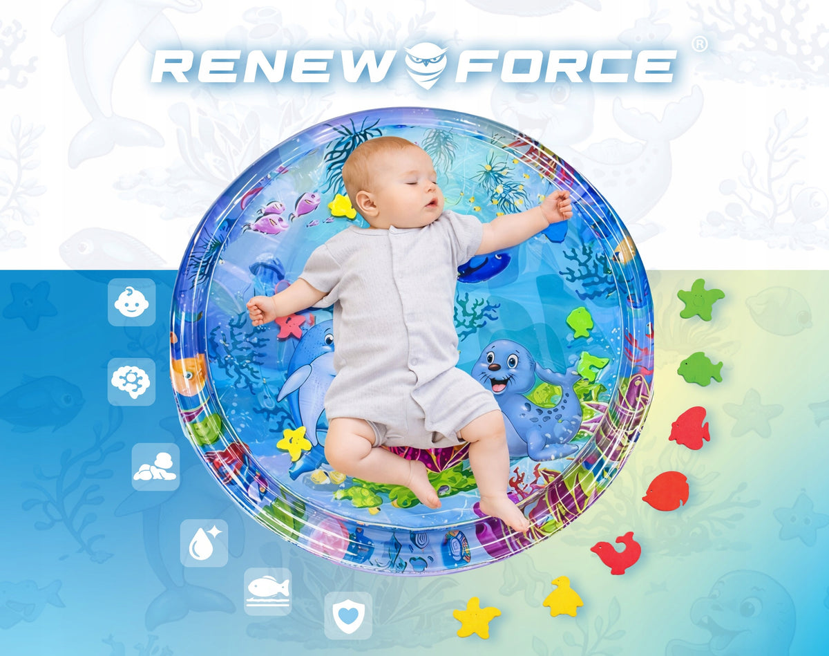 COLOR SENSORY WATER MAT FOR BABIES CHILDREN INFLATABLE COLOR 100 Packaging status original