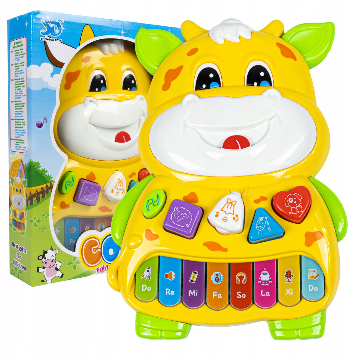COLORFUL PIANO EDUCATIONAL INTERACTIVE ORGAN SOUNDS FUDGE FOR CHILDREN