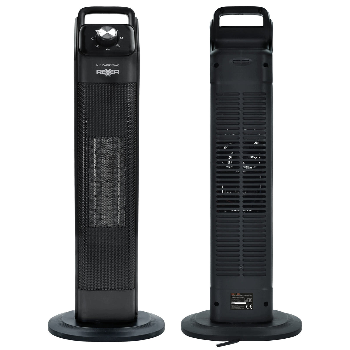 COLUMN FAN 2000W HEATING AND ROTARY COOLING Manufacturer code RN-01-005