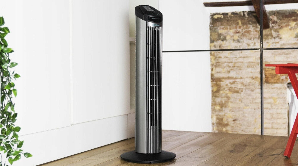 COLUMN FAN BLACK 50W REMOTE CONTROL CECOTEC ENERGYSILENCE 890 SKYLINE Packaging status original