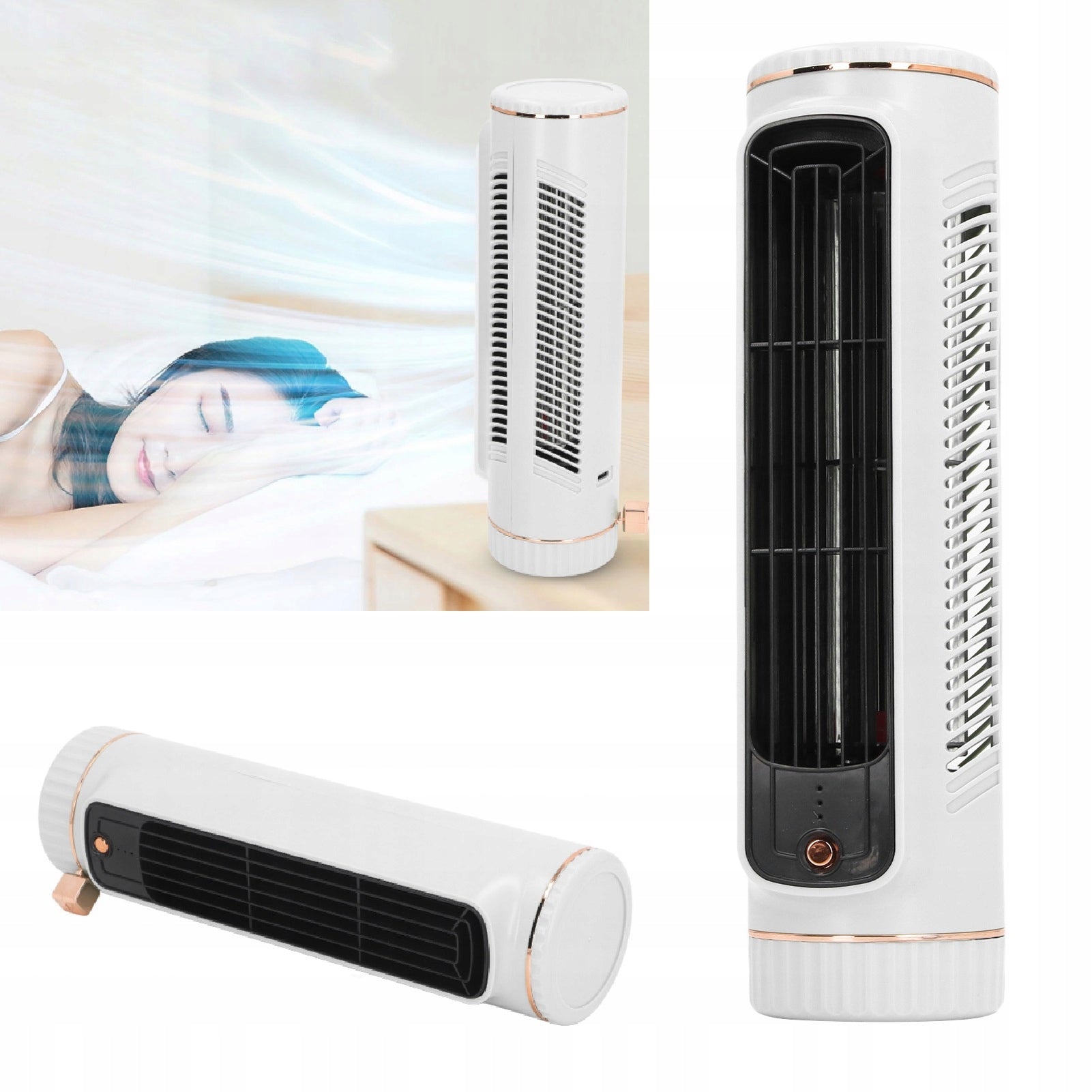 COLUMN FAN DESK FAN QUIET BLADELESS CORDLESS Packaging status original