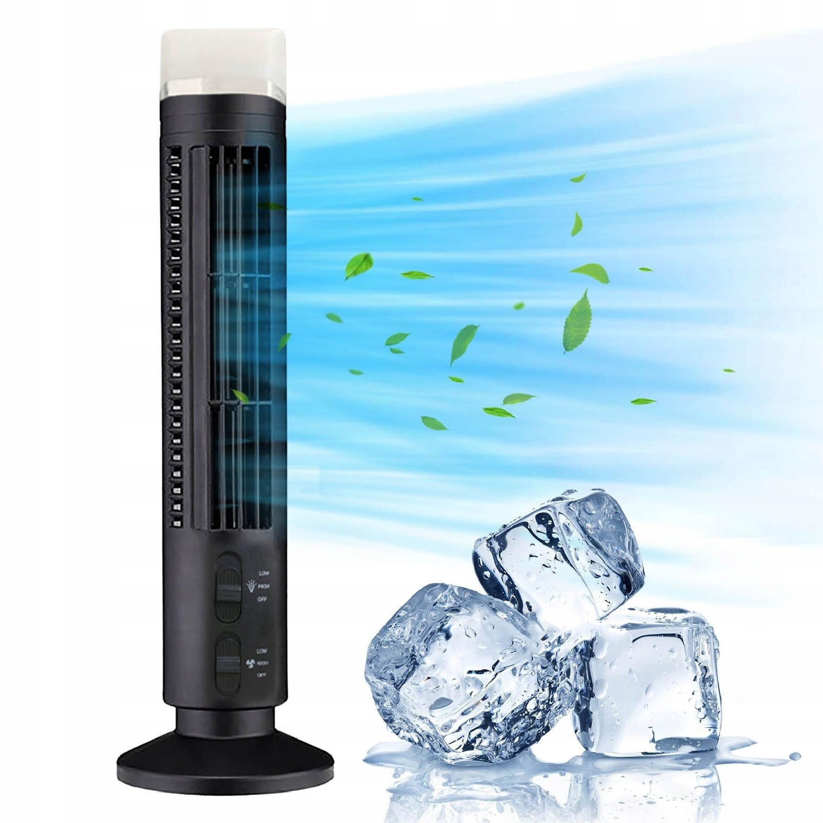 COLUMN FAN FLOOR STANDING WINDMILL TOWER QUIET SWING Brand no brand